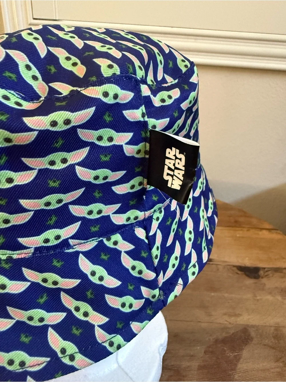 Star Wars Kids Bucket Hat in Grey with Baby Yoda Graphic